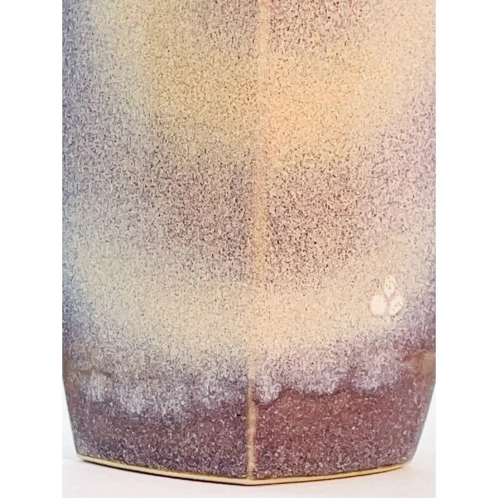 Vintage Studio Art Ceramic Vase Soft Pastel Tones Pacific Pottery James Brooke - Picture 9 of 12